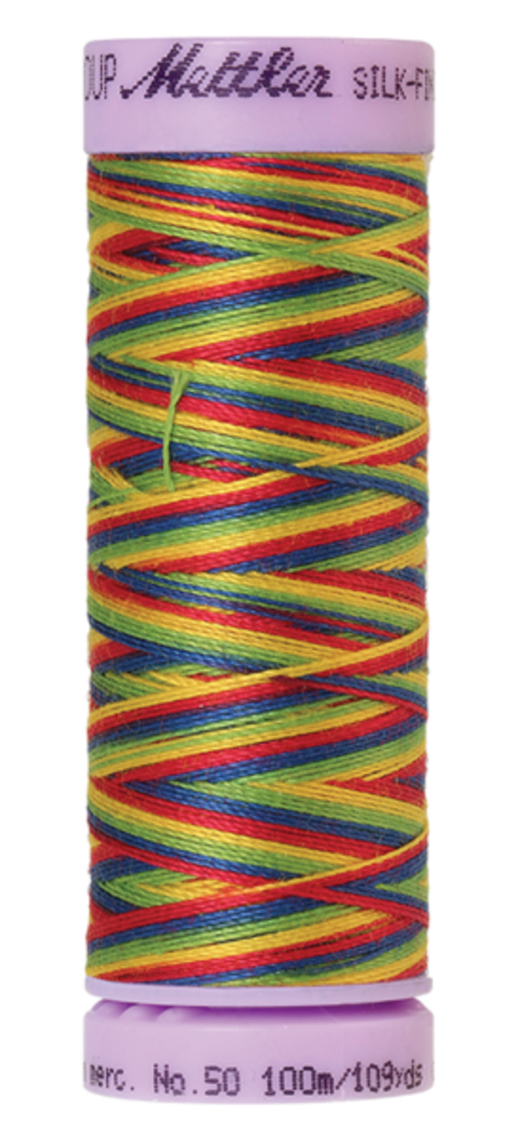 Prime Kids (9075-9824) | Silk-Finish Cotton Multi 50wt (100M / 109Y) | Mettler Thread